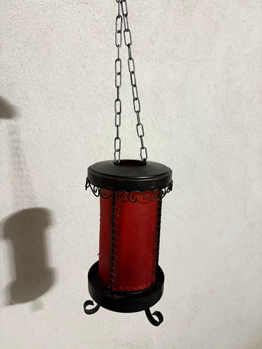 Red glass black - &, metal