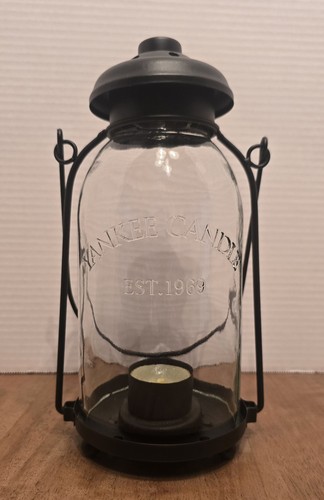 Vtg yankee candle black - yankee, mason