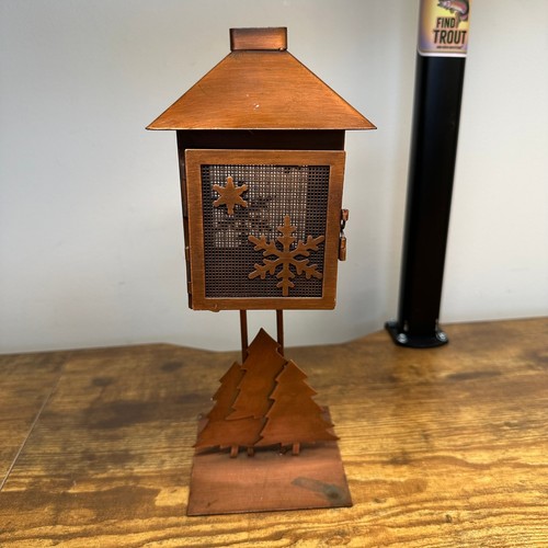 Rustic copper metal - metal, snowflake